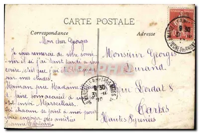 Marselha — Igreja dos Reformados — Verso