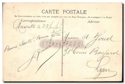 Marsella. 8.- Canal Saint-Jean y la Catedral — Magasin Général, Marsella — Reverso