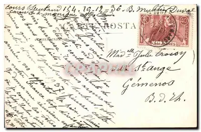 Marseille - Het Kasteel van If — anoniem uitgever, n° 219 — Achterkant