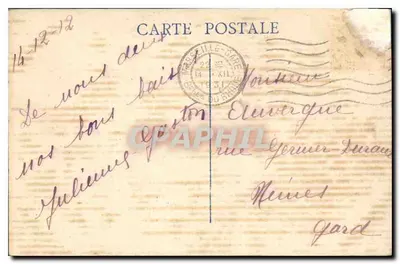 Marseille — La Corniche — Pont de la Fausse-monnaie — Rewers