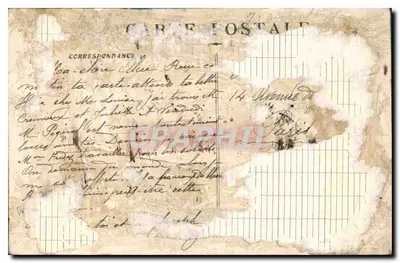 Marsella - La Iglesia de San Vicente de Paúl y el monumento de los Mobiles — editor desconocido, n° 20 — Reverso