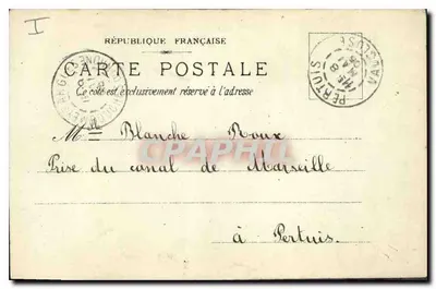 Marseille — De Reformateurs — Umitié simaires Louise Berrault — Achterkant