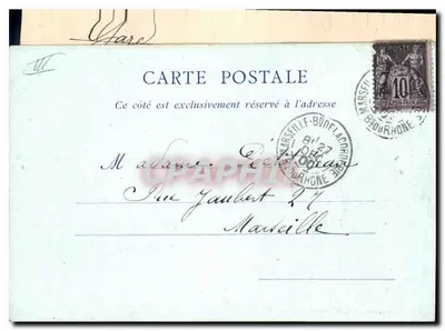 Marsiglia — La Chiesa dei Riformati — editore 'Marsiglia, Le Petit Journal', n°123 — Verso