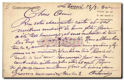Marsiglia — La Chiesa di San Vincenzo de Paoli e monumento commemorativo — LL n°182 — Verso
