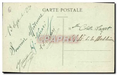 Marseille — Château Borelly — Zamek Borelly — Rewers