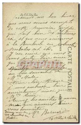 Marseille — A Corniche — A Anse do Profeta — Editor M. E. D. — N° 129 — Verso