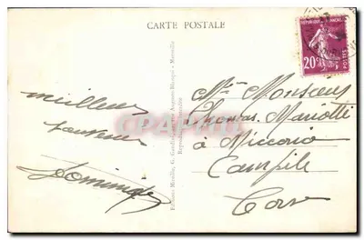 Marseille - La Corniche - Le Prophète — Mireille, n°213 — Rewers