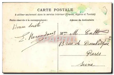 Marseille — La Corniche, l'Anse du Prophète (Réservé Palace) — Rewers