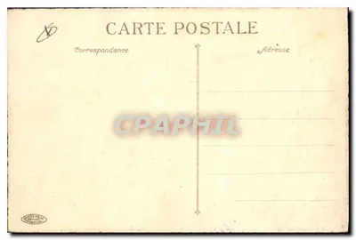 Marseille — Katedra i Fort Saint-Jean — wydawca: Drukarnia w Marseille — Rewers