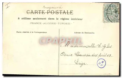 Marseille - L'Église Saint-Vincent de Paul (Réformés) - Impr. E. Liguour — Verso