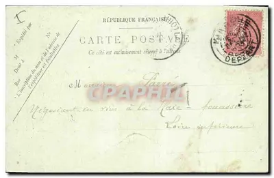 MARSEILLE — De Hervormde Kerk — LL. — Chy M. Bocognano, rue Royat, n°5 — Achterkant
