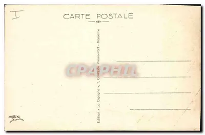 Marseille — A Igreja de São Vicente de Paulo — Edição La Cigogne — Verso