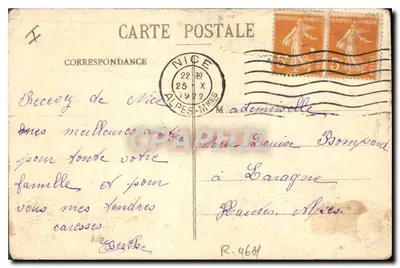 Marseille - Igreja dos Reformados e Monumento dos Mobiles - EL — Verso