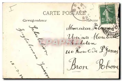 Marsiglia — Chiesa delle Riformate e Monumento dei Mobiles — Graphphil — Verso