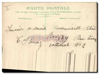 Aix-en-Provence — Kościół Reformowanych i Pomnik Obrony — wydawca V. A. 69 — Rewers