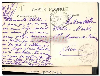 Marselha — Igreja dos Reformados e Monumento dos Mobiles — L.P.M. - 5 — Verso