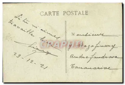 Marseille — Vue Générale — Uitgever niet geïdentificeerd — Achterkant