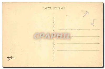 Marsella - La Corniche - El Profeta — Edición 'La Cigogne' — Reverso