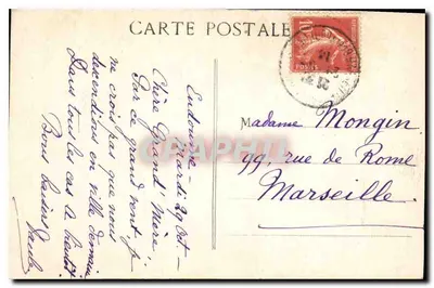 MARSEILLE — A Corniche. (O Profeta) — Verso