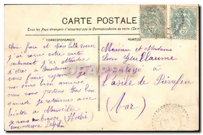 MARSEILLE - La Corniche - Le Prophète à travers les pins — Surnage phot. Marseille, n° 762 — Rewers