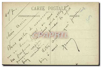 Marseille - Widok na Corniche, Anse du Prophète - E. L. — Rewers