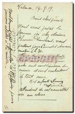 Valence — Belweder Parku Jouvet — LL — Rewers