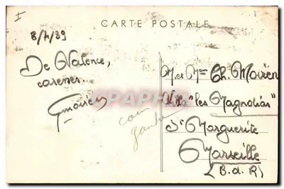 Valence (Drôme) — Park Jouvet — Wielkie Schody — Wydawca: Zbiór Valencony — Rewers