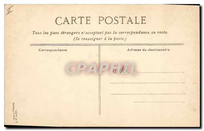 Valence Statua Bancel — wydawca L.V. & Cie — Rewers