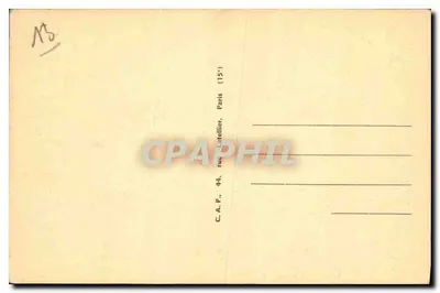 Igreja de Santa Marthe — Tarascon — LL 24 — C.A.P. rue Satellier, Paris — Verso