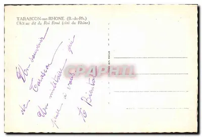 Zamek króla Renégo — Tarascon-sur-Rhône — wydawca Cim — Rewers