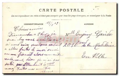 Tarascon — Zamek zwany Zamek Króla Renego (strona rzeki Rony) — Fot. Blanchin Tarascon — Rewers