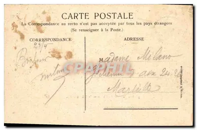Widok mostu na Rho i Tarascon — Fot. Blanchin, Tarascon, n°3 — Rewers