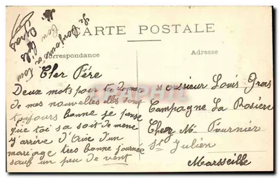 Aix-en-Provence — Fontana Monumentale — Germainet, editore — Verso