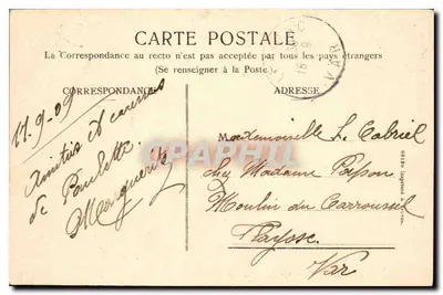 Tarascon — Portyk i ogólny widok kościoła św. Marthe — Fot. Bianchin, Tarascon, n°5 — Rewers