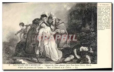 A Vale do Andelle — Lenda dos Dois Amantes (próximo ao Ponte-Saint-Pierre, Eure) — LL, n°9