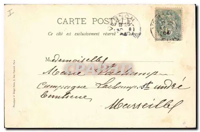 Vernon (Eure) — Het park van het kasteel van Bizy — Victor Petit, Ed. Vernon — Achterkant