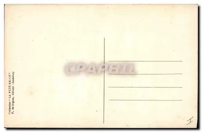 Champery — Schody zamku — Wydawca: La Plus Belle, F. de Miguia — Rewers