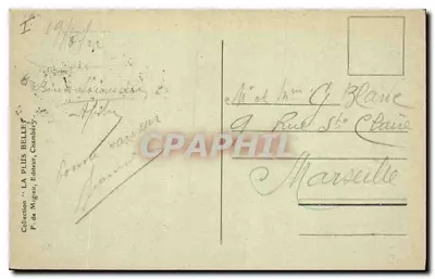 Chambery — A Prefeitura — F. de Migueu, n°307 — Verso