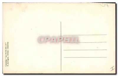 Chambéry — De Perron van het Kasteel — F. de Migen, uitgever — Achterkant