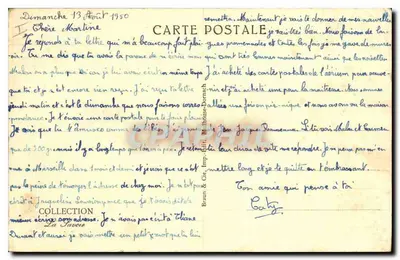 Chambéry — Der Chor der Heiligen Kapelle — Antike Ansichtskarte n°12915 — Rückseite