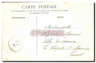 Foresta di Fontainebleau — Mare aux Pigeons — G. B. J. G. Fontainebleau — Verso