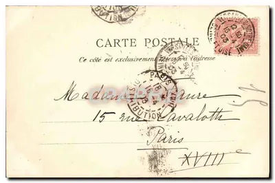 Versailles - Park Scepon - Dom Pana — wydane przez Baudille, Wydawcy, Versailles — Rewers