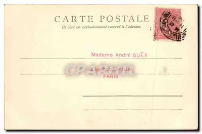 As Grandes Águas, As Rocailles — Versailles — editor Paris, n° 10164 — Verso