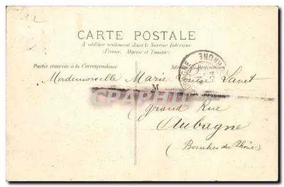 Versailles - Petit Trianon - Dom Pana — P. Marmuse, Paryż, nr 28 — Rewers