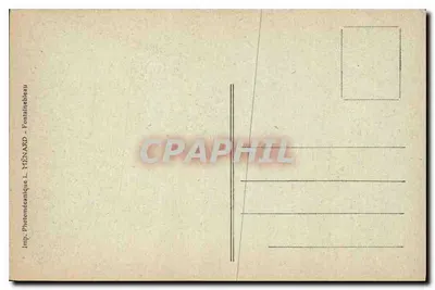 Palácio de Fontainebleau — Galeria dos Fastos — Coleção Artística L. M. n°63 — Verso