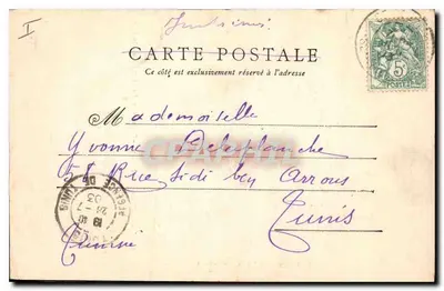 Saint-Gratien (Seine-e-Oise) — Túmulo do Maréschal Catina — F. Rousseau, 37 Rue Faulx, Paris — Verso