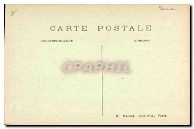 Vincennes — A Capela do Forte — E. M. — Verso