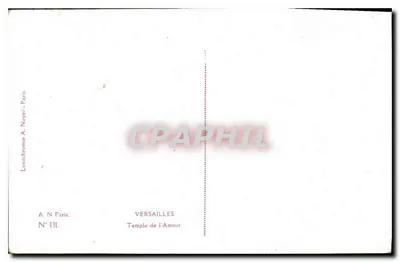 Versailles — Temple of Love — Luxochromie A. Noyer-Paris N° 131 — Back