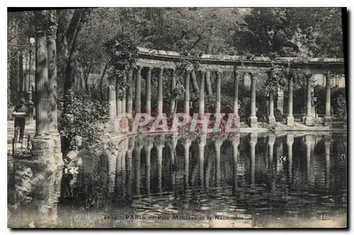 Paryż — Park Monceau i Naumachie — Wydawca E.D.