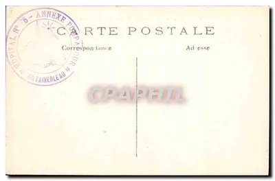 Floresta de FONTAINEBLEAU — Rocher d'Avon — n° 99 — Verso